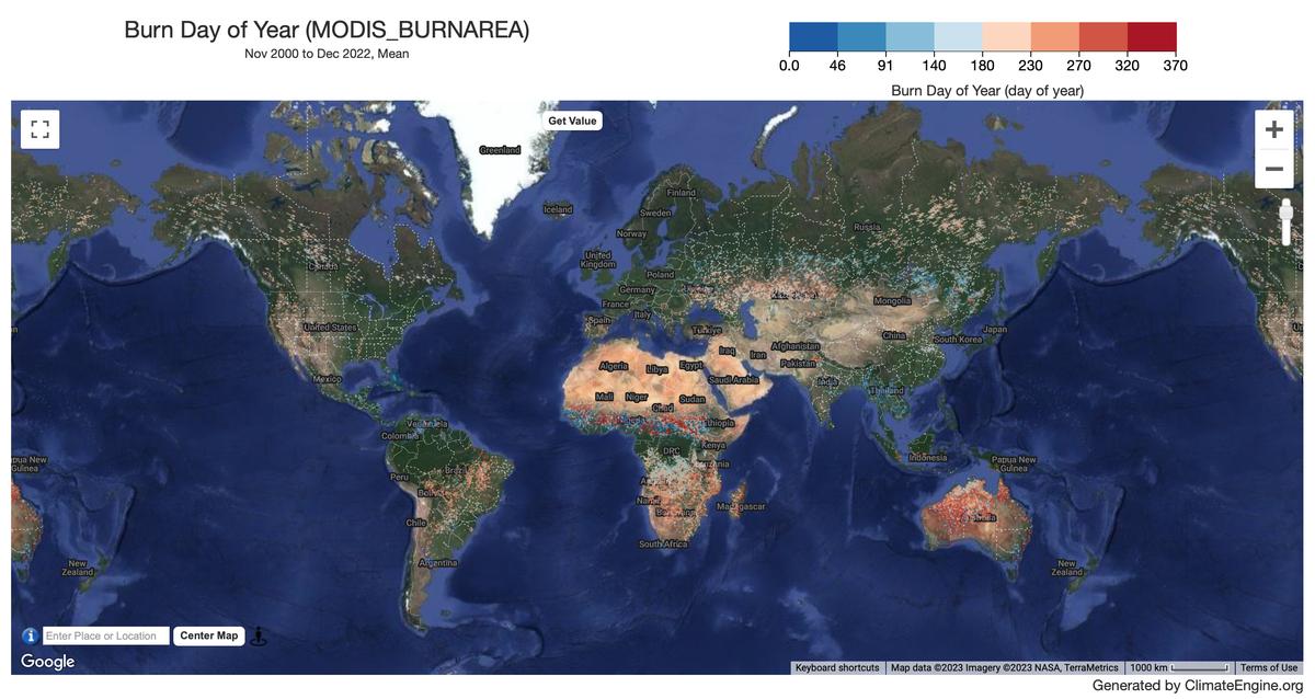 MODIS Fire Burned Area -500m
