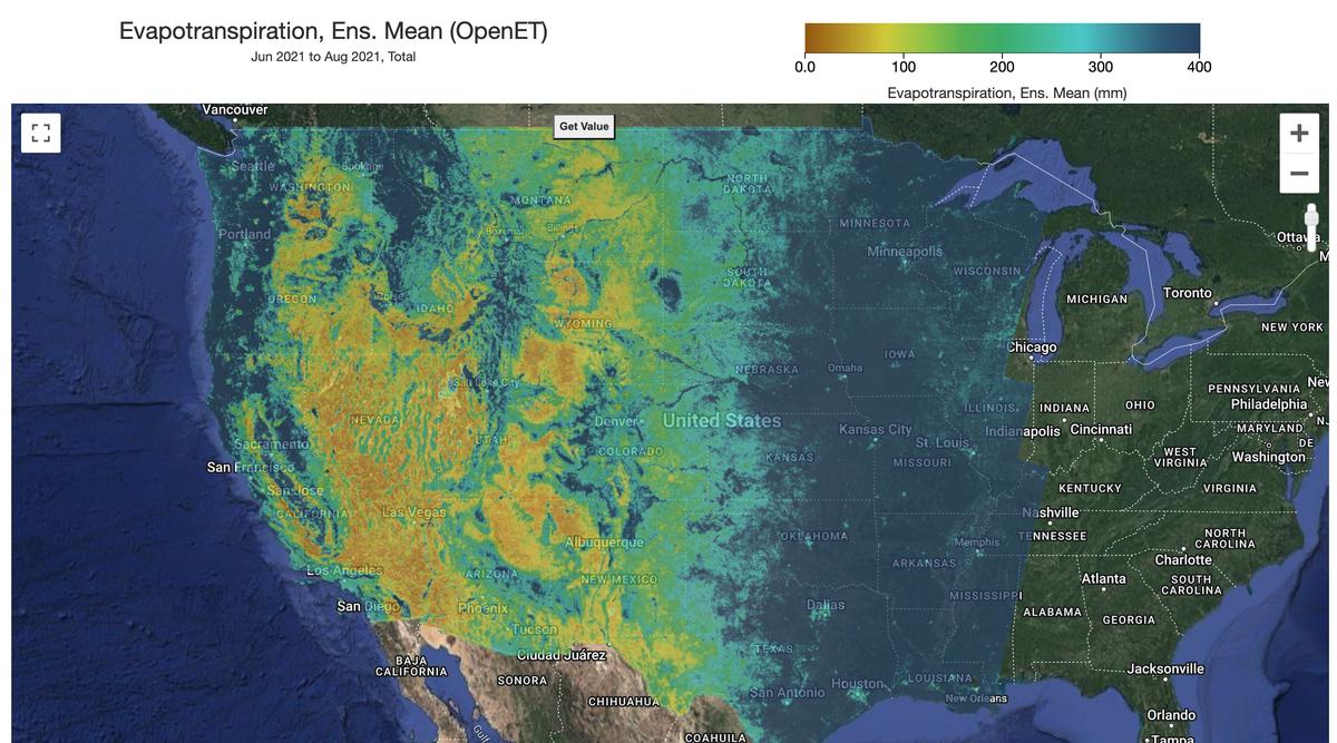 OpenET - 30m - Monthly