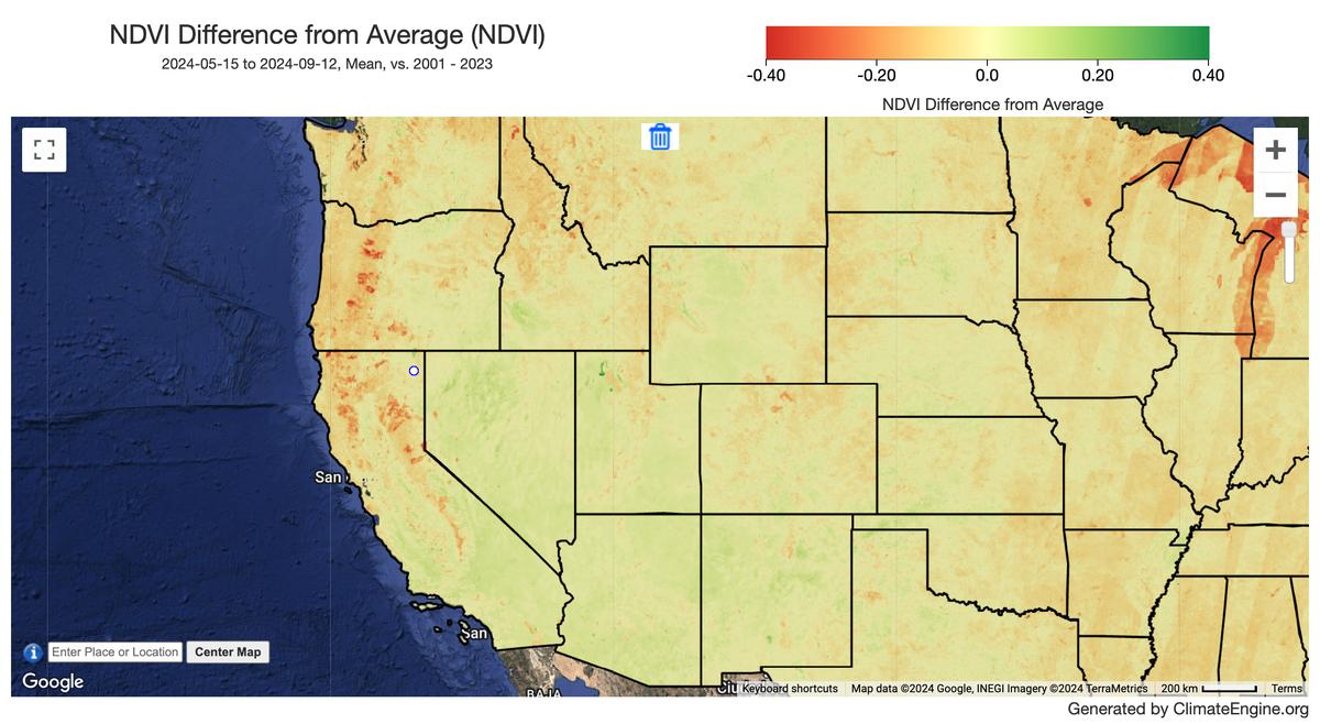 RAP NDVI - 30m - 16day