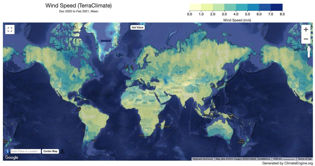 TerraClimate - 4km - Monthly
